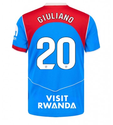 Atletico Madrid Giuliano Simeone #20 Tredjetrøje 2025-26 Kortærmet